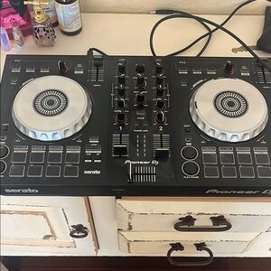 Pioneer DJ Controller with Silver Accents